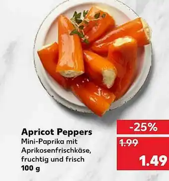 Kaufland Apricot Peppers Angebot