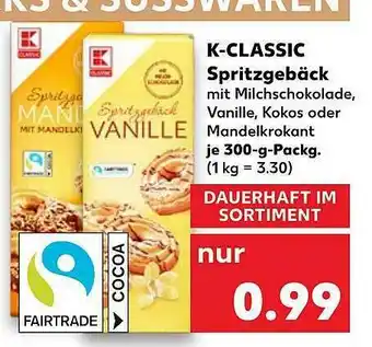 Kaufland K-classic Spritzgebäck Angebot