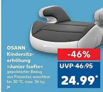 Kaufland Osann Kindersitzerhöhung „junior Isofix” Angebot