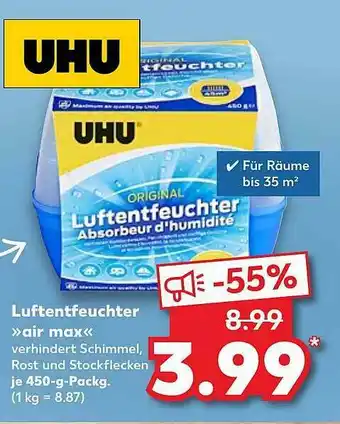 Kaufland Luftentfeuchter „air Max” Angebot