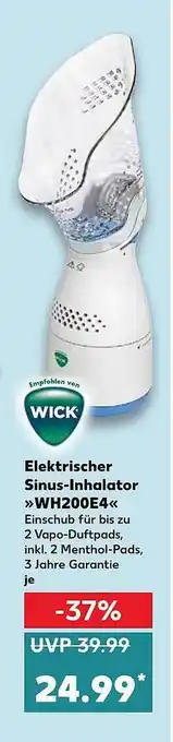 Kaufland Wick Elektrischer Sinus-inhalator Wh200e4 Angebot