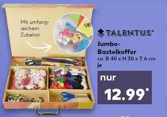 Kaufland Talentus Jumbo-bastelkoffer Angebot