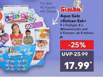 Kaufland Simba Aqua Gelz „deluxe-set” Angebot