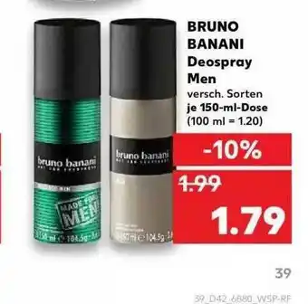 Kaufland Bruno Banani Deospray Men Angebot