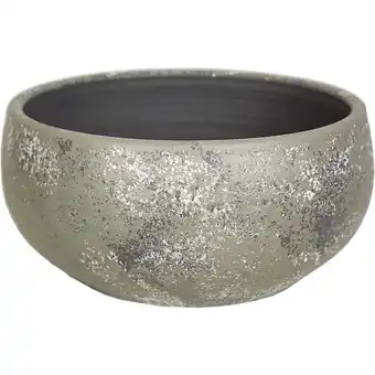 ManoMano Fijalo - Vase Aluminium geschnitztes altes Silber ° 26x26cmélegant für alle Familienhäuser Dekoration für alle Umgebungen für Angebot