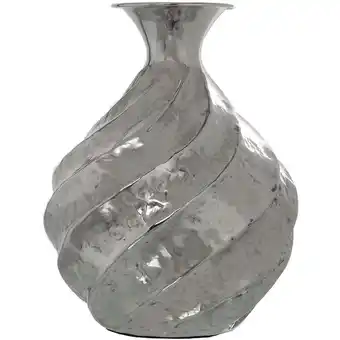 ManoMano Aluminiumvase 39cm ° 29 x 39 cm für alle Stile, um dem Haus eine Note zu verleihen Angebot