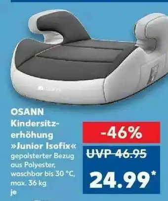 Kaufland Osann Kindersitzerhöhung „junior Isofix” Angebot