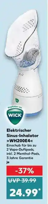 Kaufland Wick Elektrischer Sinus-inhalator „wh200e4” Angebot