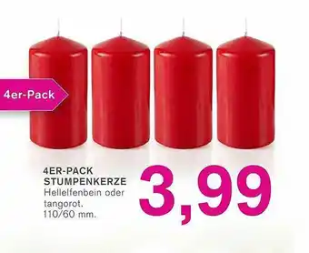 KODi 4er-pack Stumpenkerze Angebot