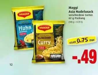 Markant Maggi Asia Nudelsnack Angebot