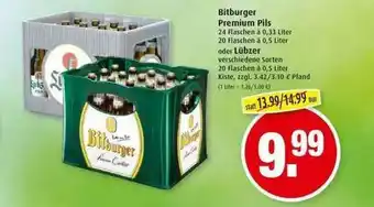 Markant Bitburger Premium Pils Oder Lübzer Angebot