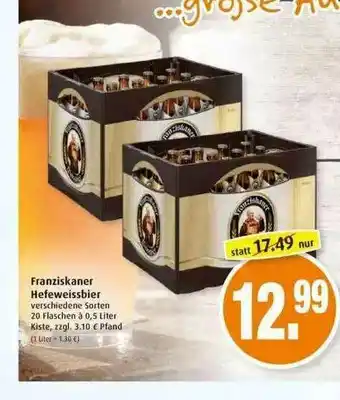 Markant Franziskaner Hefeweissbier Angebot