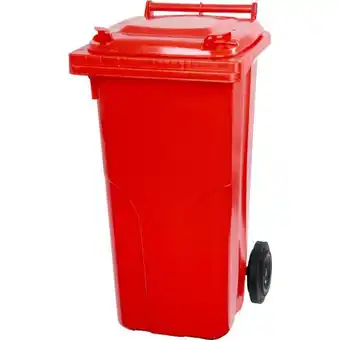 ManoMano PROREGAL 2-Rad-Mülltonne MGB HDPE-Kunststoff HxBxT 94,5x48x54cm 120 Liter Rot Angebot