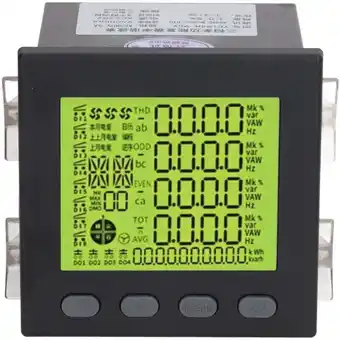 ManoMano 3-Phasen-Leistungsmesser, multifunktionaler Volt-Strom-Energiezhler, Stromverbrauchsmonitor, AC380V, 5A-Bereich, AC220V - Eos Angebot