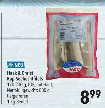 CITTI Markt Haak & Christ Kap-seehechtfilets Angebot