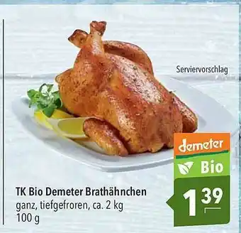 CITTI Markt Tk Bio Demeter Brathähnchen Angebot