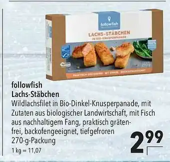 CITTI Markt Followfish Lachs Stäbschen Angebot