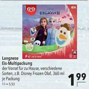 CITTI Markt Langnese Eis-multipackung Angebot