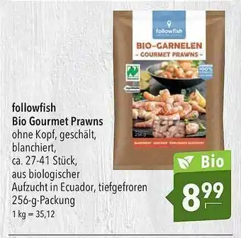 CITTI Markt Followfish Bio Gourmet Prawns Angebot