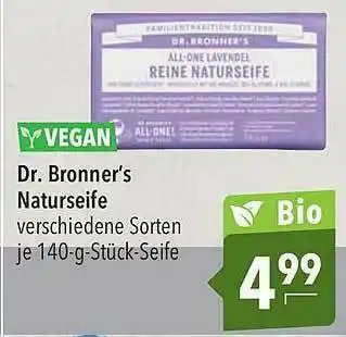 CITTI Markt Dr. Bronner's Naturseife Vegan Angebot