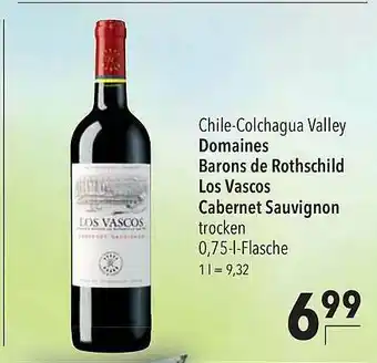 CITTI Markt Chile-colchagua Valley Domaines Barons De Rothschild Les Vascos Cabernet Sauvignon Angebot