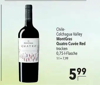 CITTI Markt Chile-colchagua Valley Montgras Quatro Cuvée Red Angebot