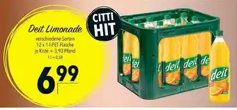 CITTI Markt Deit Limonade Angebot