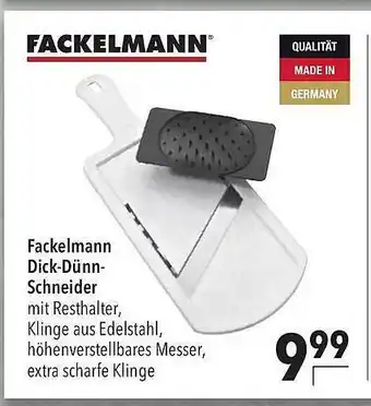 CITTI Markt Fackelmann Dick-dünn-schneider Angebot