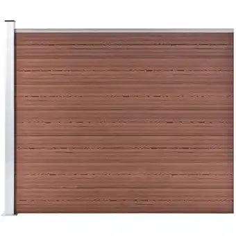 ManoMano Bonnevie - Zaunelement wpc 175x146 cm Braun vidaXL995312 Angebot