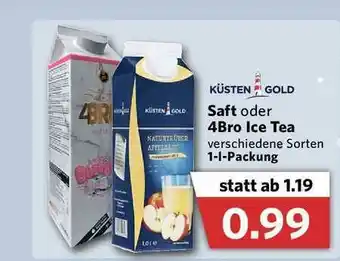 Combi Küsten Gold Saft Oder 4bro Ice Tea Angebot