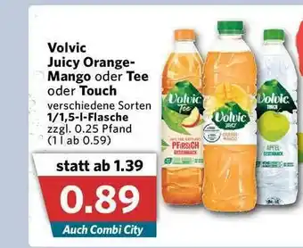 Combi Volvic Juicy Orange-mango Oder Tee Oder Touch Angebot