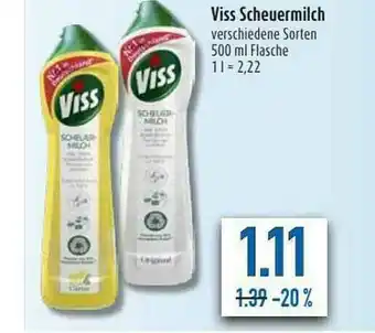 diska Viss Scheuermilch Angebot