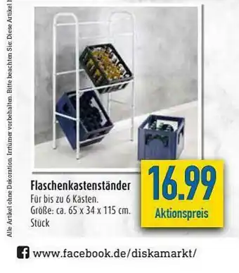 diska Flaschenkastenständer Angebot