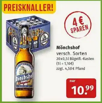 Markgrafen Mönchshof Angebot