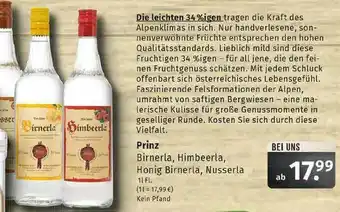 Markgrafen Prinz Birnerla, Himbeerla, Honig Birnerla, Nusserla Angebot