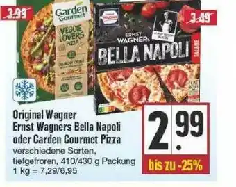 Edeka Original Wagner Ernst Wagners Bella Napoli Oder Garden Gourmet Pizza Angebot