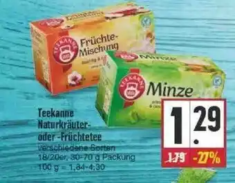 Edeka Teekanne Naturkräuter- Oder -früchtetee Angebot