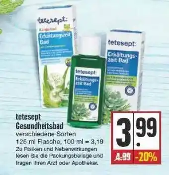 Edeka Tetesept Gesundheitsbad Angebot