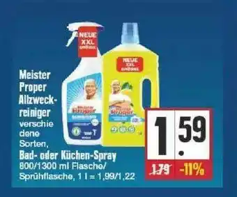 Edeka Meister Proper Allzweckreiniger Angebot