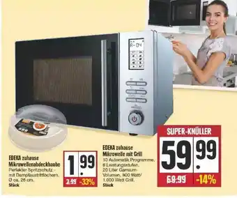 Edeka Edeka Zuhause Mikrowellenabdeckhaube Oder Mikrowelle Mit Grill Angebot