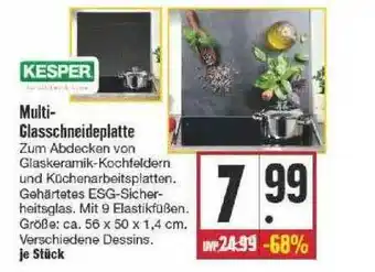 Edeka Kesper Multi-glasschneideplatte Angebot