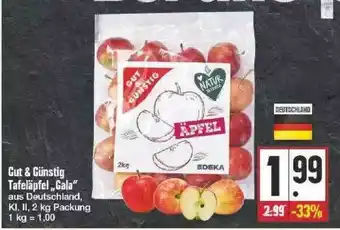 Edeka Gut & Gunstig Tafeläpfel „gala” Angebot