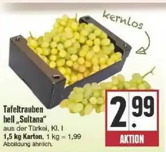 Edeka Tafeltrauben Hell „sultana” Angebot