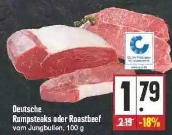 Edeka Deutsche Rumpsteaks Oder Roastbeef Angebot