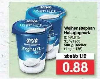 Famila Nord Ost Weihenstephan Naturjoghurt Angebot