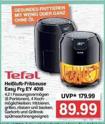 Famila Nord Ost Tefal Heißluft-fritteuse Easy Fry Ey 4018 Angebot