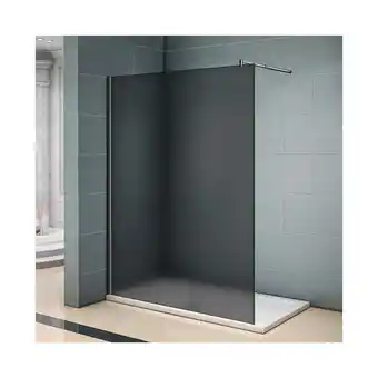 ManoMano B.110xH.200cm Duschwand +90cm für 6-8mm Glas Stabilisierungsstange Walk in Duschtrennwand 8mm NANO-Glas mit Glasschutzfolie Angebot