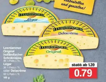 Famila Nord Ost Leerdammer Original Höllandischer Schnittkäse, Léger Oder Delacrème Angebot