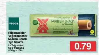 Famila Nord Ost Rügenwalder Mühle Vegetarischer Mühlen Snack Typ Salami Angebot