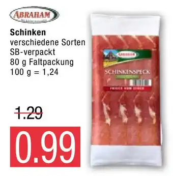 Marktkauf Abraham Schinken 80g Angebot